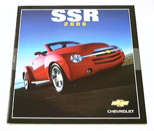 2006 06 chevrolet chevy ssr truck brochure 