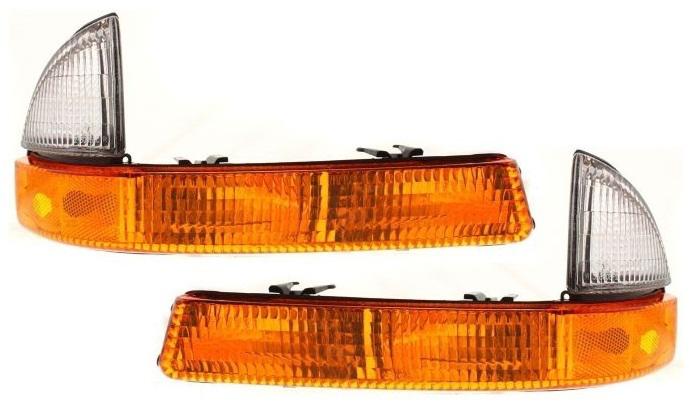 Capa parking light lamp assembly pair set (driver & passenger side, qty 2)