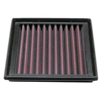 K&n 33-2880 air filter element rectangular cotton gauze red ea