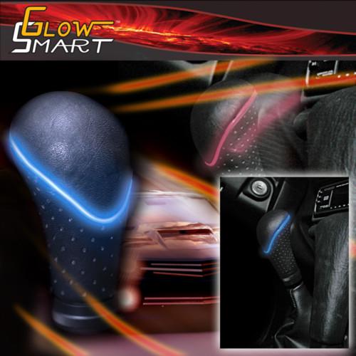 El wire string glow neon shift knob for manaul transmission car bl