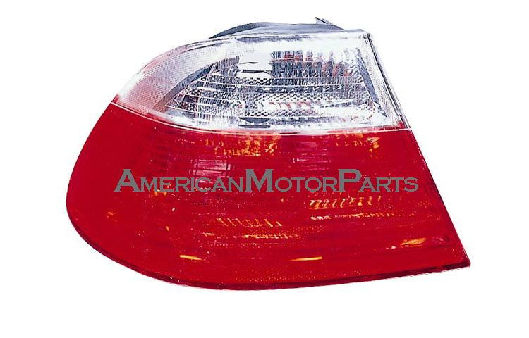 Driver side replacement red/clear outer tail light lamp 99-03 bmw 3-series 2dr