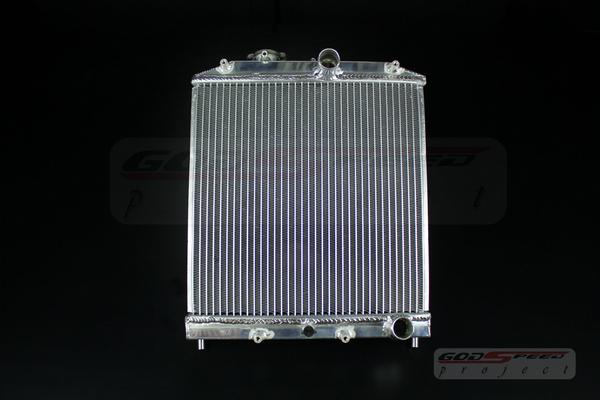 Gsp civic b16 b18 d15 d16 vtec dohc eg ek 52mm 3-r aluminum radiator 1.5l 1.6l