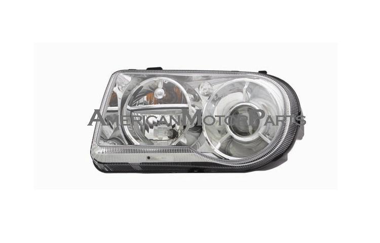 Left driver side replacement headlight halogen type 05-07 chrysler 300 5.7l