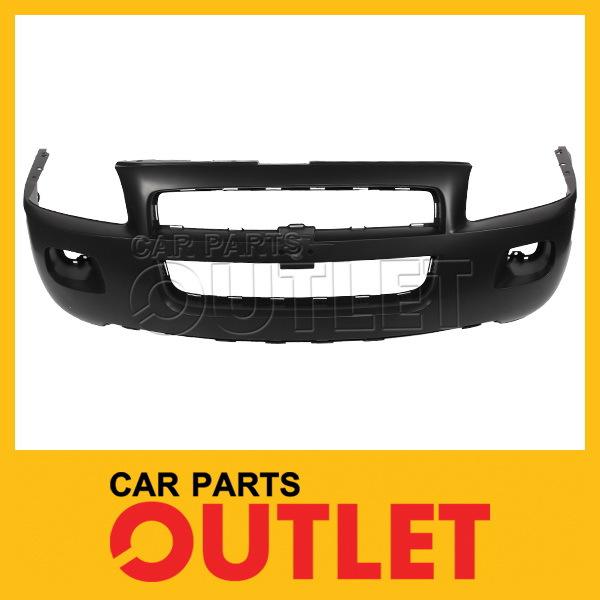 2005-2009 chevy uplander front bumper primed black plastic cover base/ls 112"wb