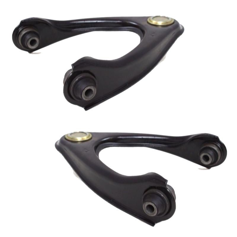 Control arm pair set of 2 right+left front suspension upper includes bushings