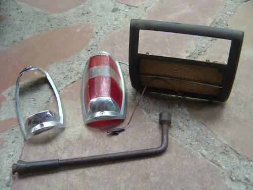 Mercedes 220 s se tail  lens tire tool & speaker cover