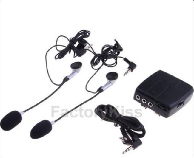 New universal motorcycle helmet intercom 2-way headset mic