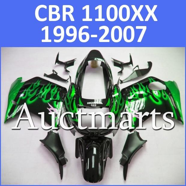 Fit honda cbr1100xx 1100xx super blackbird fairing kit abs plastics j9 d10