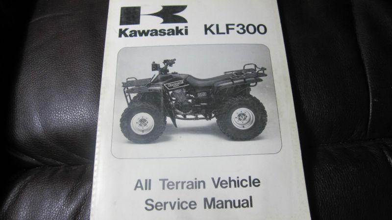 1986 & 1987 kawasaki klf300 atv service manual -klf 300 a1 a2-kawasaki