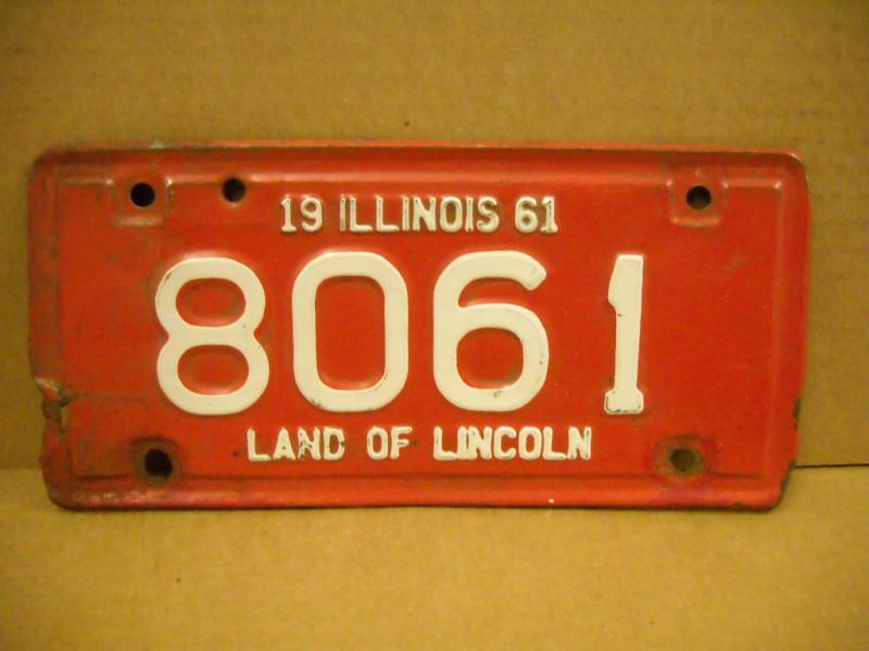  illinois motorcycle license plate 1961 harley indian bsa triumph norton yamaha