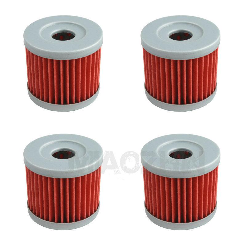 4 pcs motorcycle oil filter for suzuki suzuki gn125e dr100 dr125 hyosung gt250r 