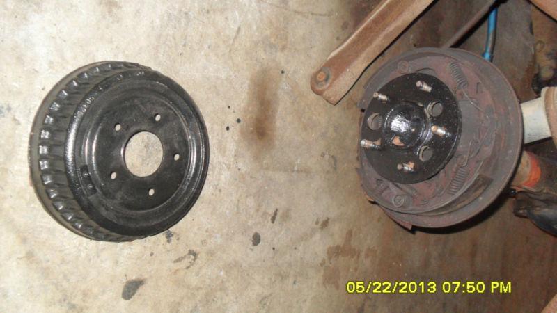 1969 gto rear drum brake assembly