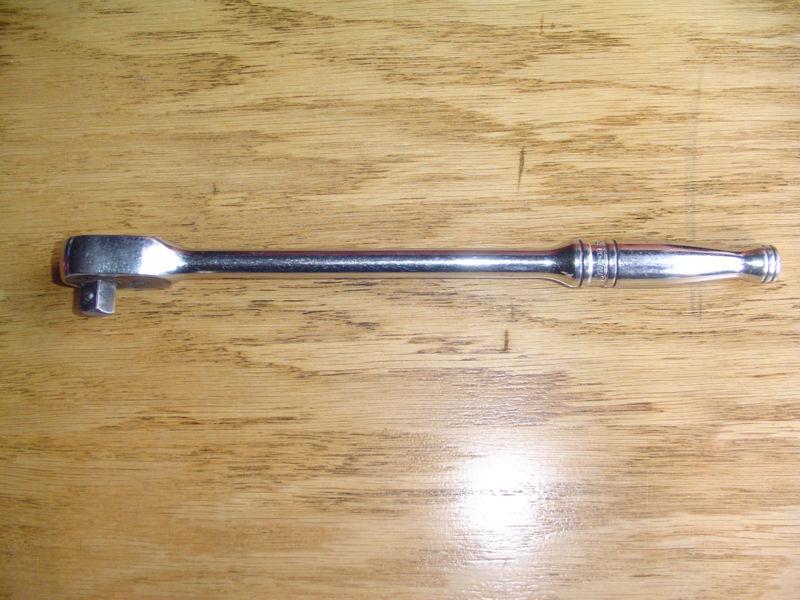 Snap on 3/8 drive ratchet pat.fl720--10" long handle--used--no reserve! 