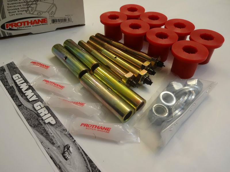 Prothane greaseable front or rear shackle bushing kit jeep yj 87-96 1-816 *