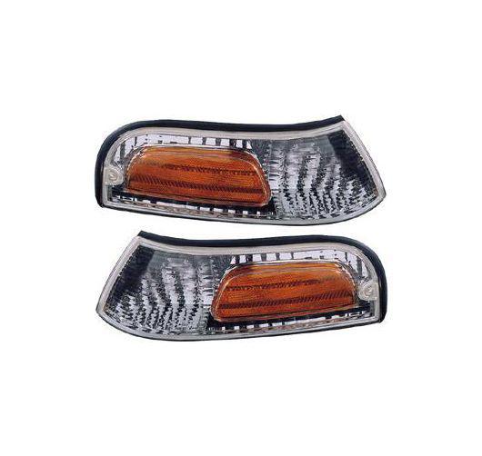 98-11 crown victoria corner parking turn signal light lamp left & right pair set