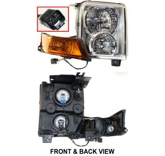 06-10 jeep commander headlight headlamp passenger side right rh