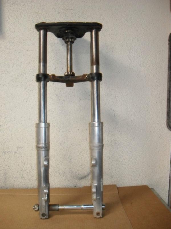 1973-1974  moto guzzi eldorado 850 police forks disk front end complete assembly