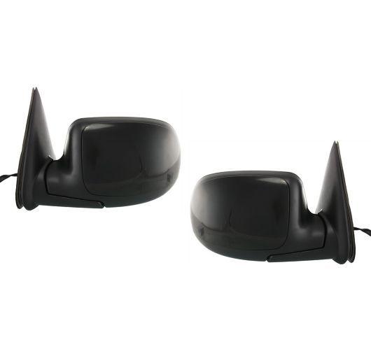 New pair set power side view mirror glass housing with heat gmc chevy pickup suv