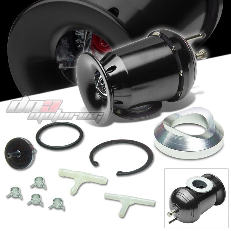 30psi turbocharger/intercooler black t3 sqv aluminum blow off valve boost bov