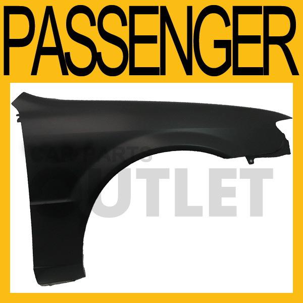 01 02 03 mazda protege passenger primed fender w/hole  