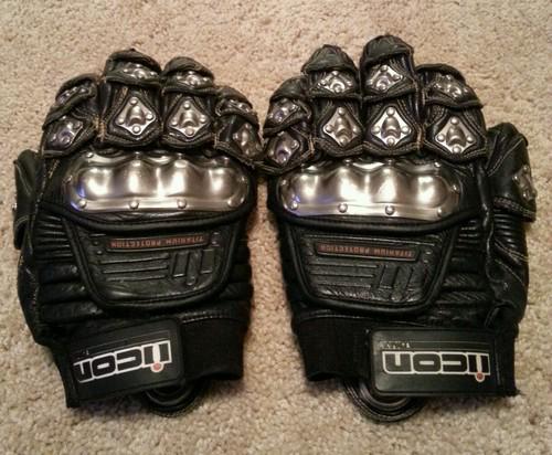 Icon timax titanium riding gloves