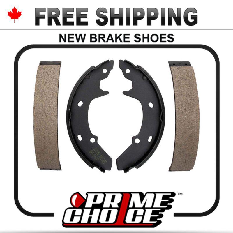 Prime choice new premium brake shoe set 4 shoes rear pair