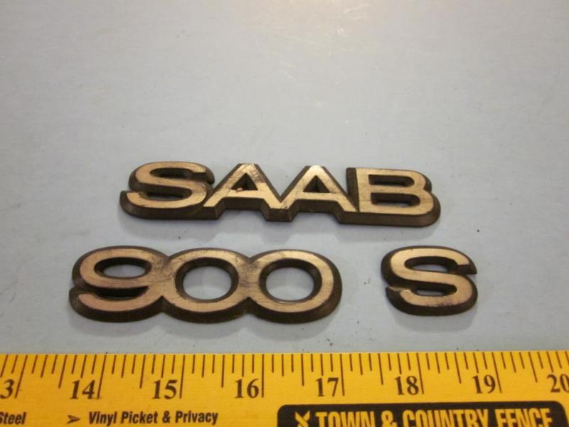 Saab 900 s factory body emblems