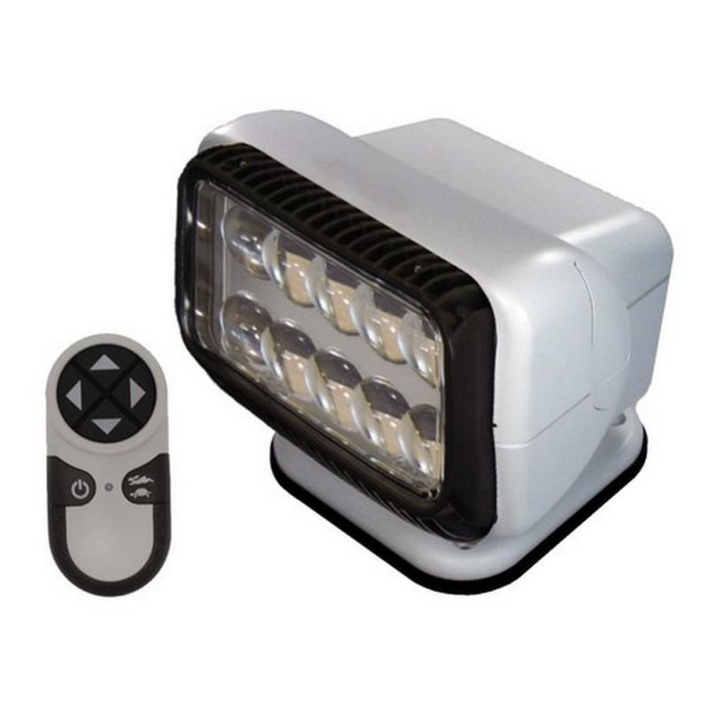 Golight 20004 marine spotlight white permanent radioray led w/wireless remote