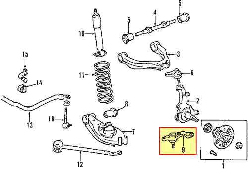 Toyota 4333039565 genuine oem factory original lower ball joint