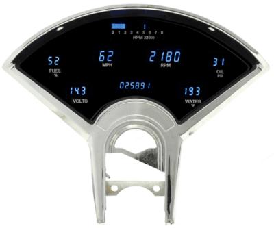 Dakota digital dash '55 56 chevy full 6 gauge cluster system 1955 1956 vfd3-55c