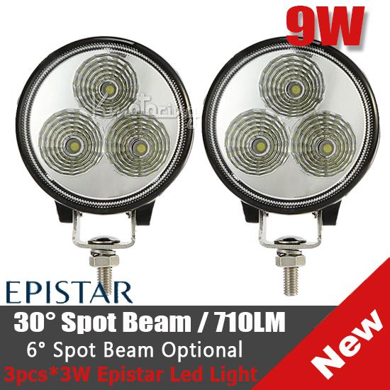 9w 3led work fog tail light lamp caravan cabin boat marine truck van motor ip67