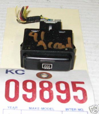 Honda 91 accord rear defog defrost switch 1991