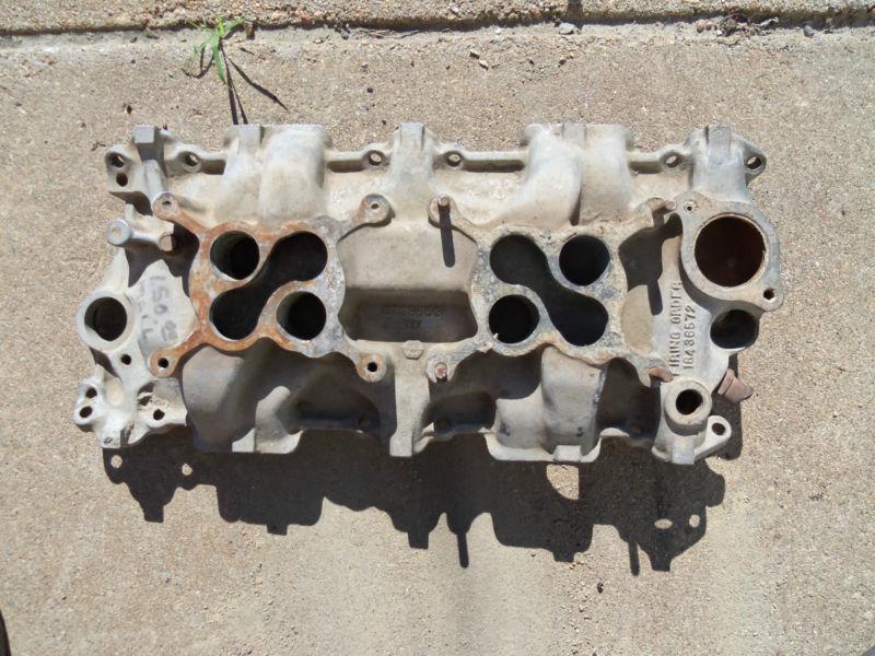 1957 chevy 2 x 4 aluminum intake manifold 283 & 327 c.i. engines