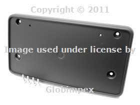 Audi a4 (02-05) 1.8/3.0 license plate base front oem new + 1 year warranty