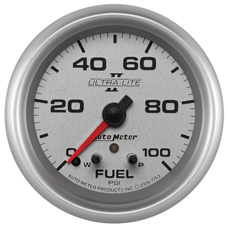 Auto meter 7763 ultra-lite ii; electric fuel pressure gauge