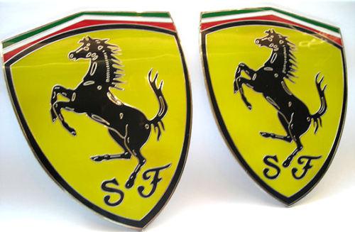 Find FERRARI SCUDERIA FENDER SHIELDS BADGES 308,328,348,355,430,360,550 ...