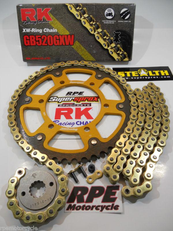 Bmw s1000rr '12/13 supersprox 520 gxw quick accel chain and sprockets kit