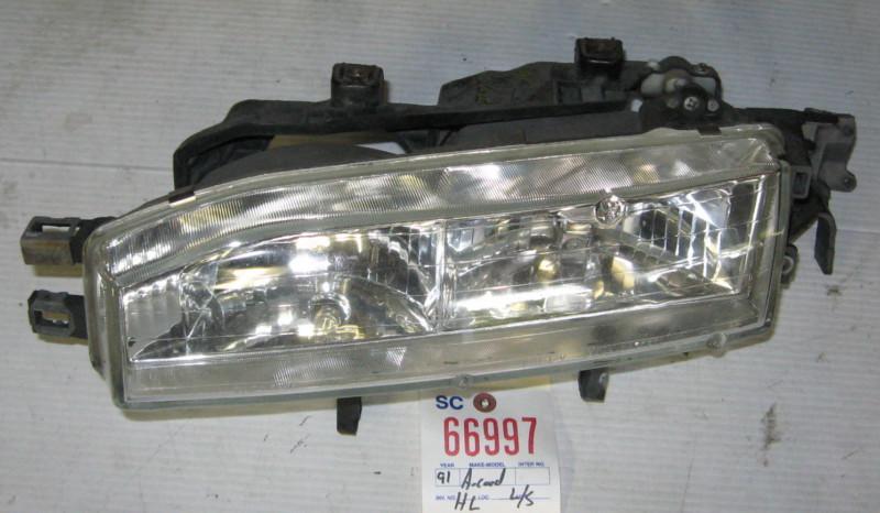 Accord headlight head light/lamp left drivers side 1990 1991 4 door