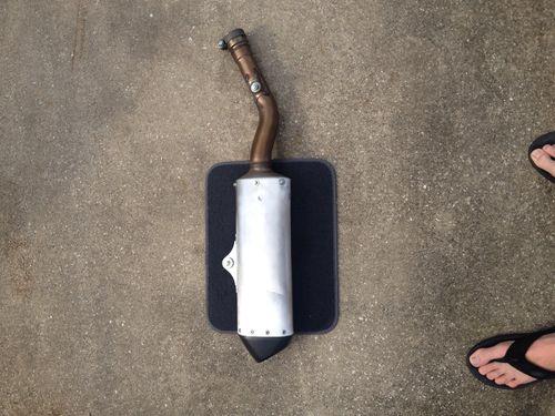 2009-2013 kawasaki kx450f stock exhaust