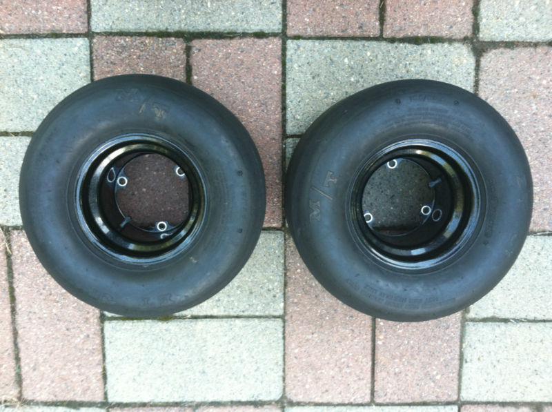 Jr. dragster racing tires & wheels set of 2, 18 x 8.00-8 