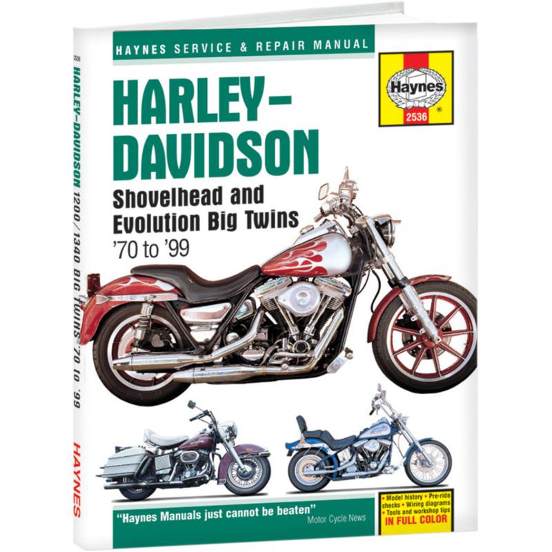 Haynes 2536 repair service manual harley 1970-1999 shovelhead/evolution