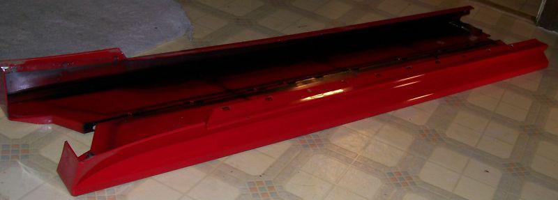  99-04 mustang gt red oem side skirts / ground effects 99 00 01 02 03 04