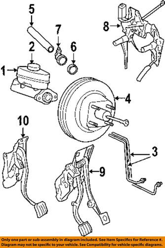 Ford oem 8l2z-2140-b brake master cylinder