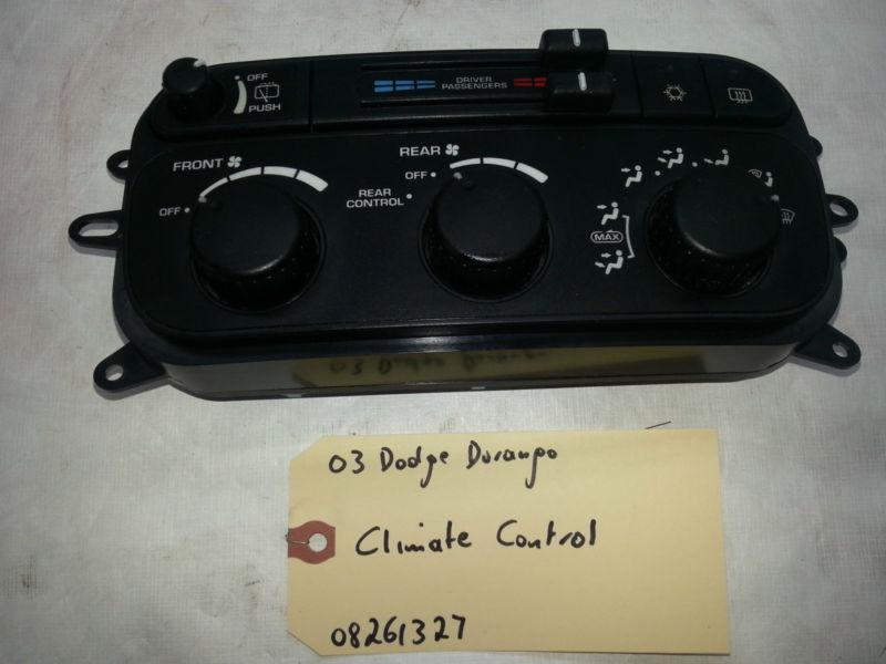 00 01 02 03  dodge durango heater control climate ac dakota 