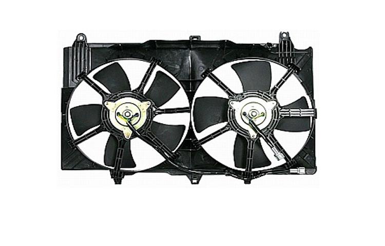 Depo ac condenser radiator cooling fan infiniti nissan