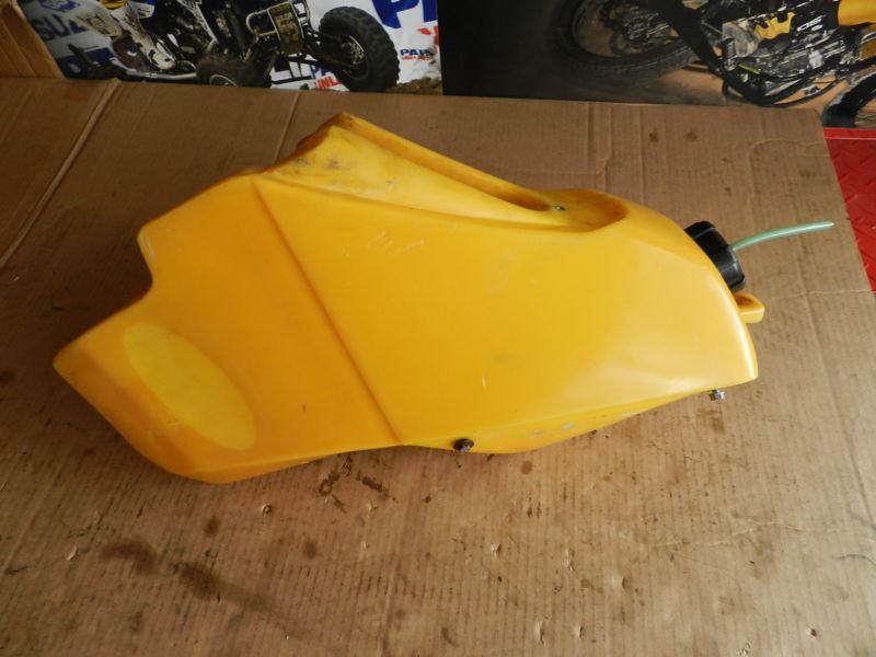 1996 husaberg fc 600 yellow gas fuel petrol tank pump petcock fe 400 450 501 650