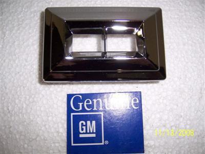 Power window switch  esutcheon lh nos gm 79 - 87 el camino malibu monte carlo