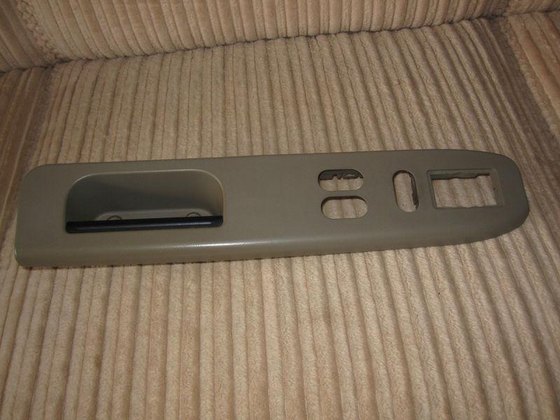 2004-05 ford freestar door drivers lt side tan window switch plate