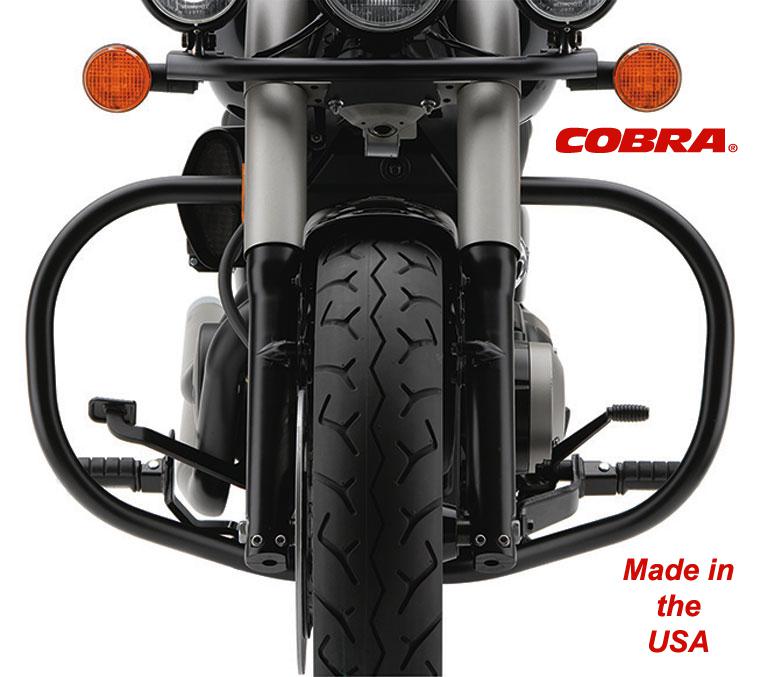 Honda spirit 750 c2 / phantom 2007-13 cobra highway bars / case guards 01-1118b