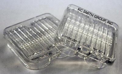 1967-1972 suburban tail light lenses clear pair